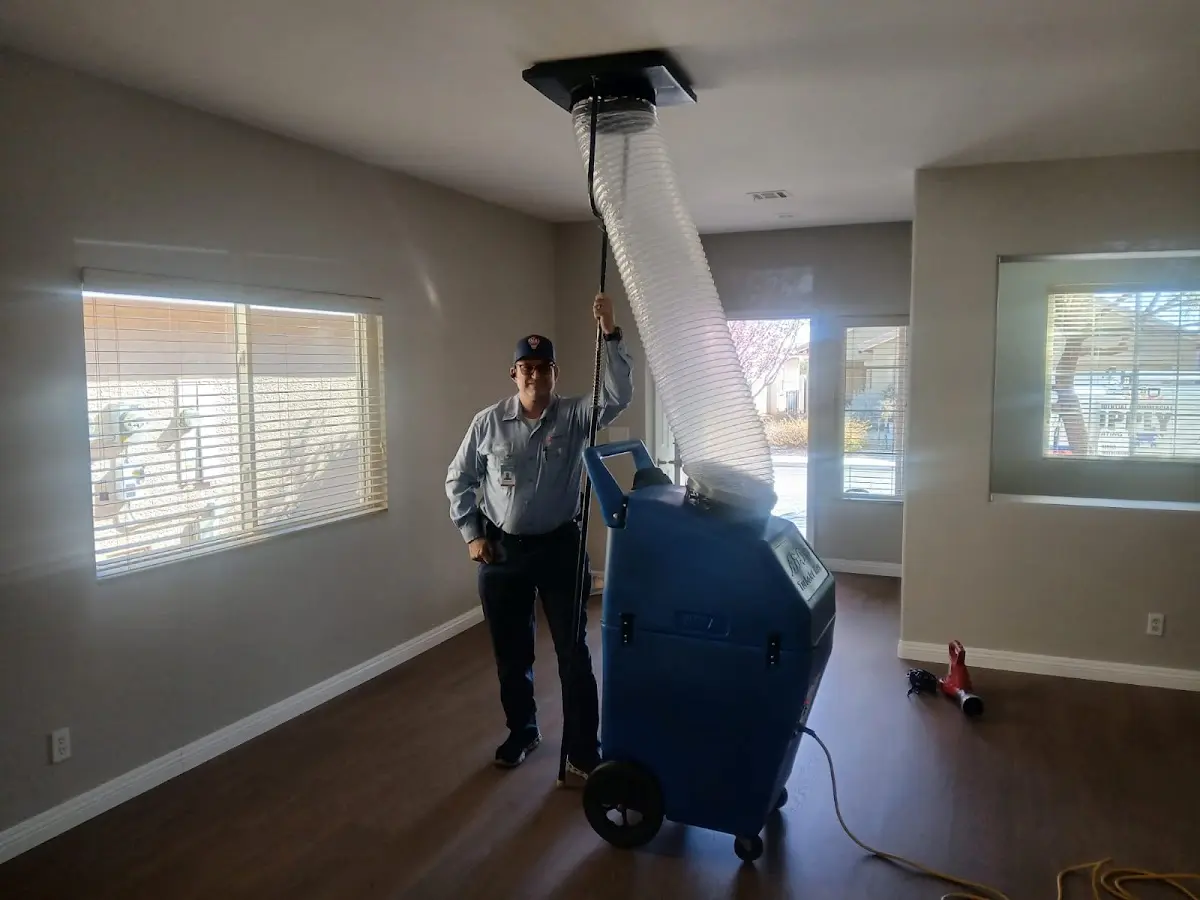 Professional Dryer Vent Cleaning work inside a Crystal Lake home